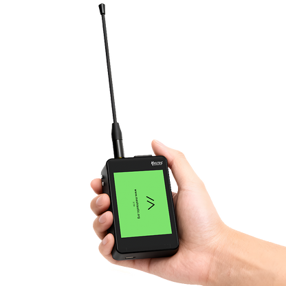 Heltec GT-800 whip antenna on Meshtastic handheld device