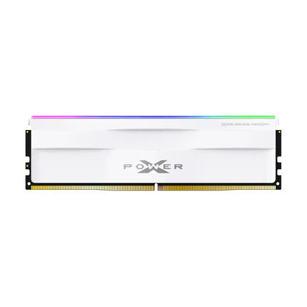 Silicon Power Zenith RGB DDR5 6400MT/s (PC5-51200) CL32 16GB(1x16GB) AMD Expo/Intel XMP 3.0 1.4V Desktop Unbuffered DIMM [White]