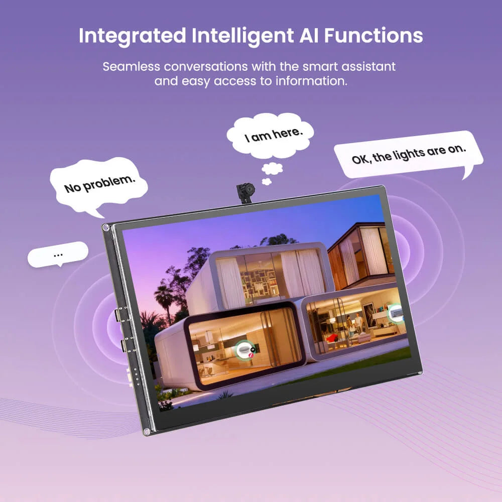 CrowPanel Advanced 10.1inch |ESP32-P4 HMI AI Display 1024x600 IPS Touch Screen
