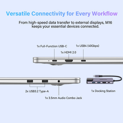 GEEKOM GeekBook M16 16 inch Laptop | U9-185H