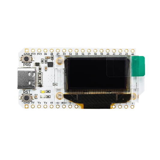 Heltec WiFi Kit 32 V3 front view with 0.96 inch OLED and USB-C