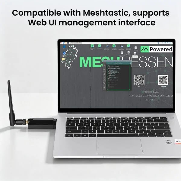 Elecrow MeshStick — USB-to-SPI SX1262 TCXO LoRa USB Stick (Meshtastic Compatible)