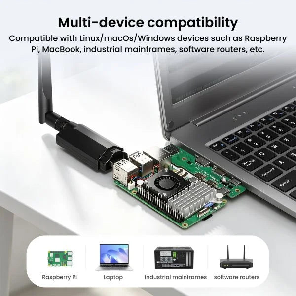 Elecrow MeshStick — USB-to-SPI SX1262 TCXO LoRa USB Stick (Meshtastic Compatible)