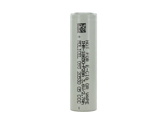 Molicel P28A INR 18650 2800mAh 3.6V High-Drain 35A Lithium Ion (Li-Ion) Unprotected Flat Top Battery