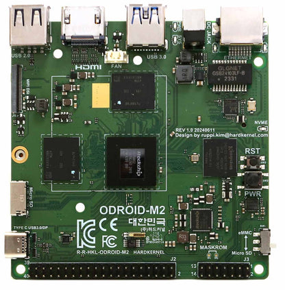 ODROID-M2 w/Case, 64GB eMMC Included
