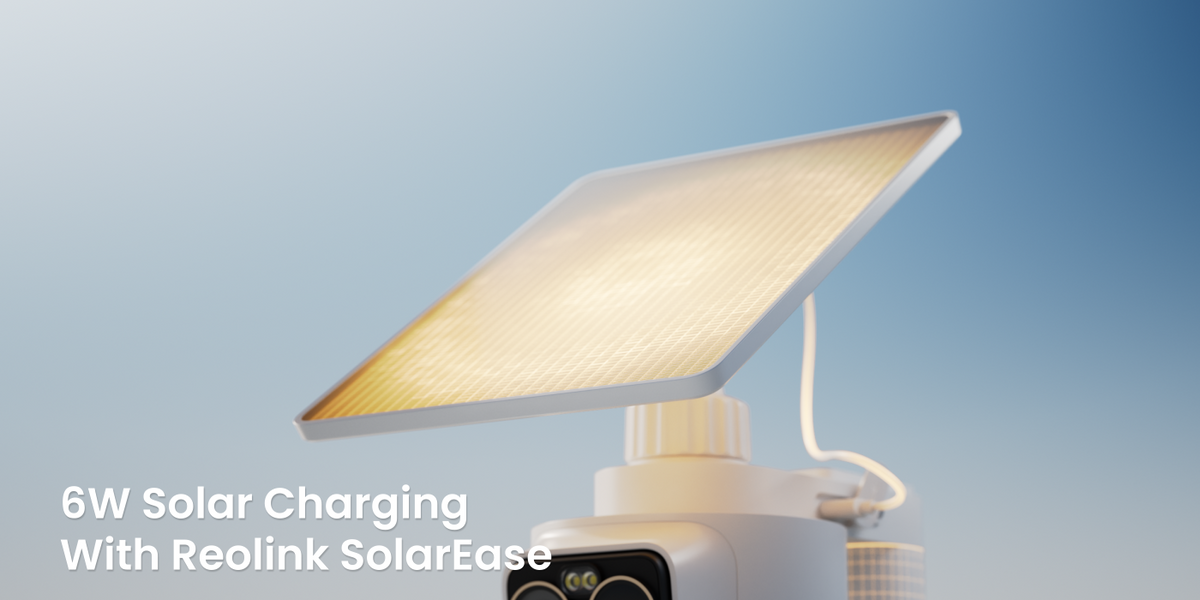 Reolink OMVI 2i Ultra - 6W solar charging with SolarEase