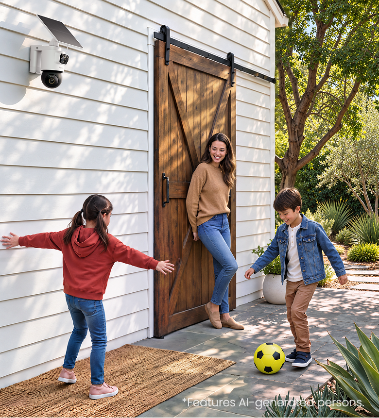 Reolink OMVI 2i Ultra - Front door and walkways