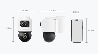 Reolink OMVI 2i Ultra - Dimensions (alternate units)