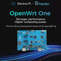 Banana Pi OpenWrt One Full Kit (Heatsink, PoE Module, Antenna, Power Supply and Case included)