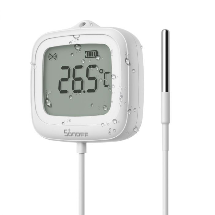 SONOFF SNZB-02LD IP65 Zigbee LCD Smart Thermometer (Probe Version)