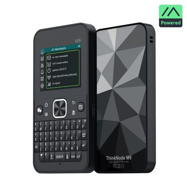 ThinkNode M9 Meshtastic Communication Terminal with Full Keyboard 2.4inch LCD|ESP32-S3 + LR1110 | GPS | 2300mAh-915 MHz