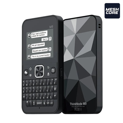ThinkNode M9 MeshCore Communication Terminal with Full Keyboard 2.4inch LCD|ESP32-S3 LR1110 | GPS | 2300mAh-915 MHz