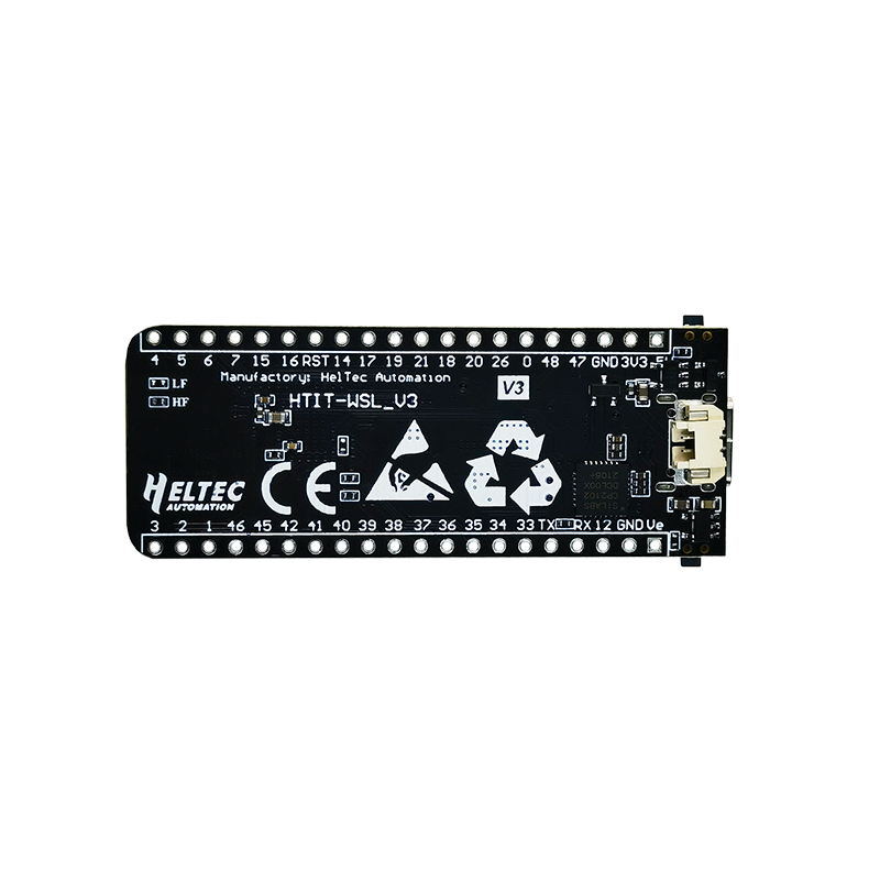 Heltec Wireless Stick Lite V3 HTIT-WSL_V3 underside / pin labels