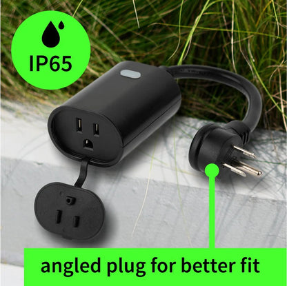 Zooz 800 Series Z-Wave Long Range Outdoor Smart Plug ZEN05 800LR