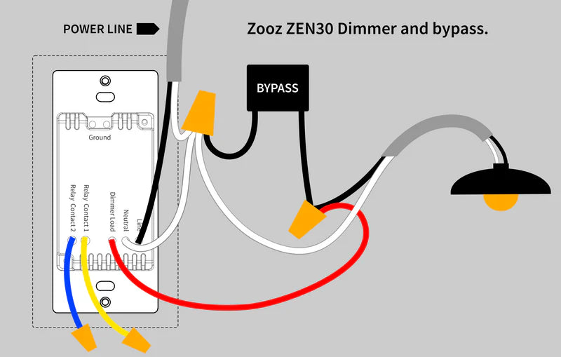 Zooz Bypass Accessory for Smart Dimmers