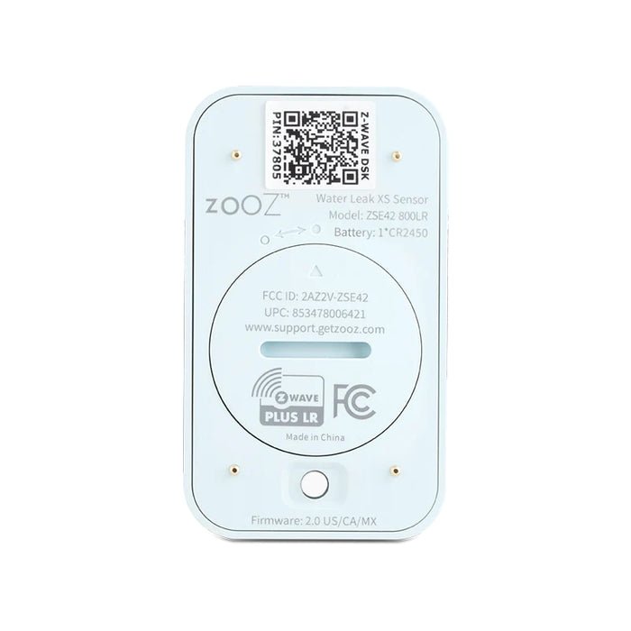 Zooz 800 Series Z-Wave Long Range XS Water Leak Sensor (ZSE42 800LR)