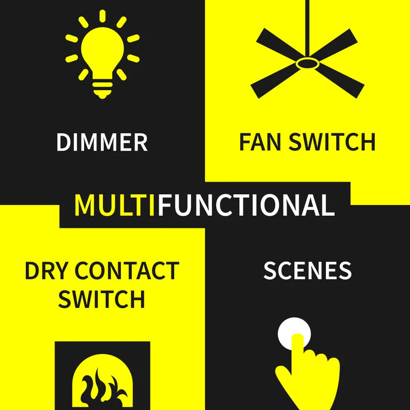 Zooz 800 Series Z-Wave Long Range Double Switch ZEN30 800LR (White) for Light & Fan Combo