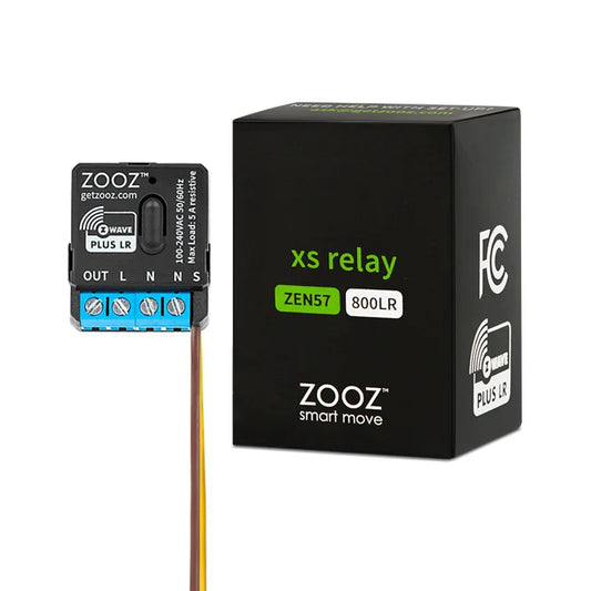 Zooz Z-Wave Long Range Smart Lighting XS Relay ZEN57 800LR