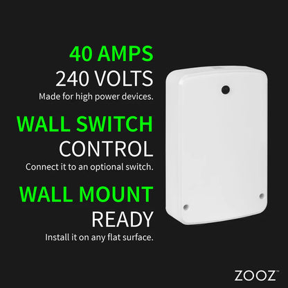 Zooz Z-Wave Long Range High Power Relay ZEN78 800LR