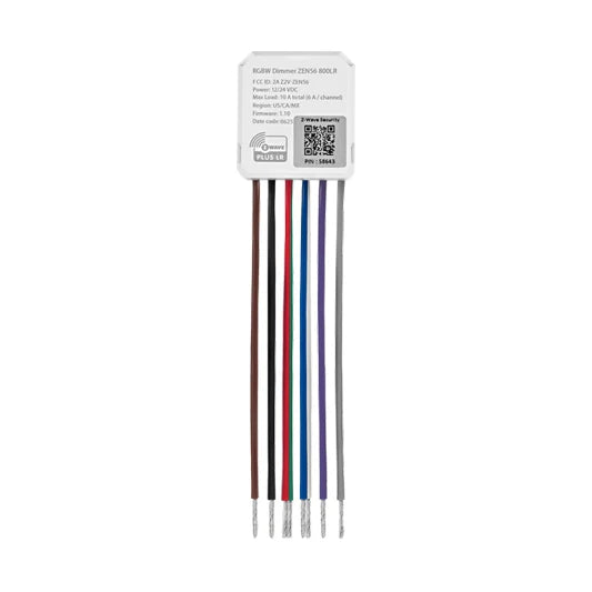 Zooz Z-Wave Long Range RGBW Dimmer ZEN56 800LR for 12-24 V LED Strips