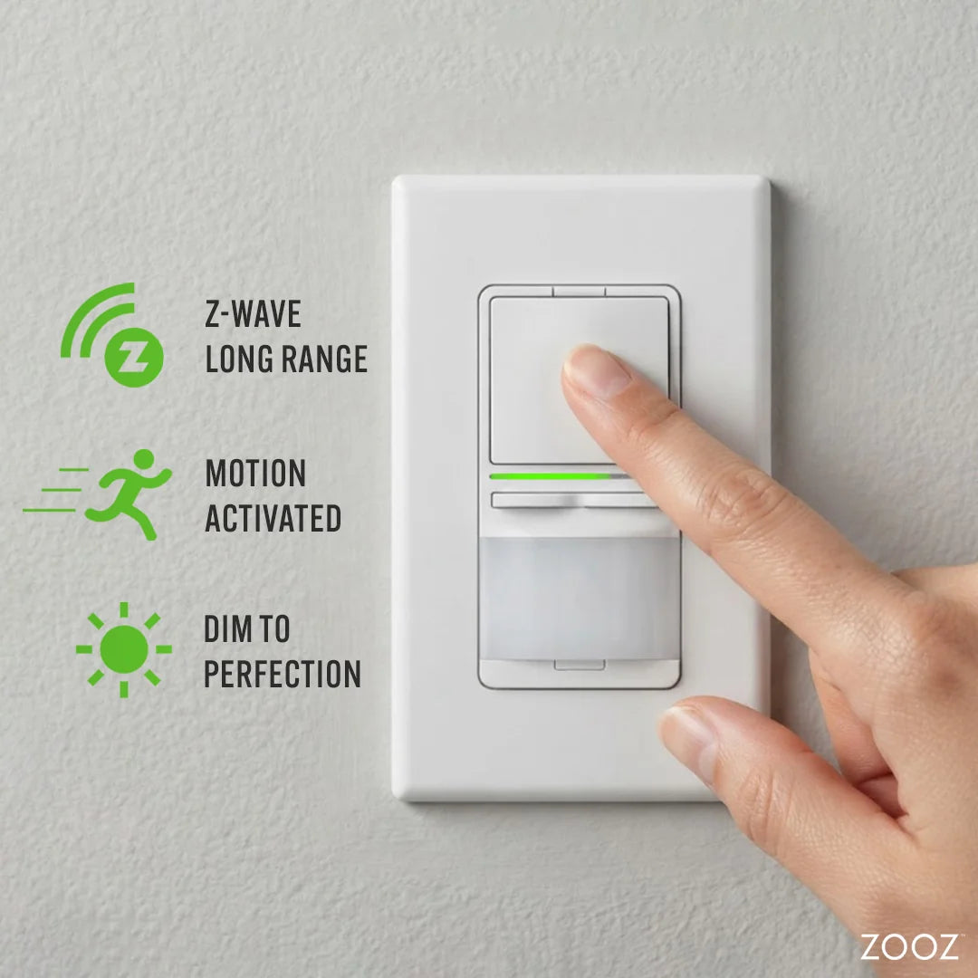 Zooz 800 Series Z-Wave Long Range Motion Dimmer ZEN12 800LR