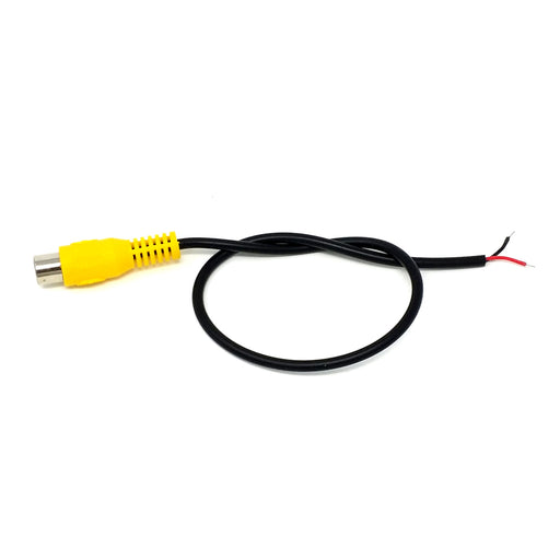RCA Female Jack Audio/Video DIY Pigtail Cable Yellow/Black