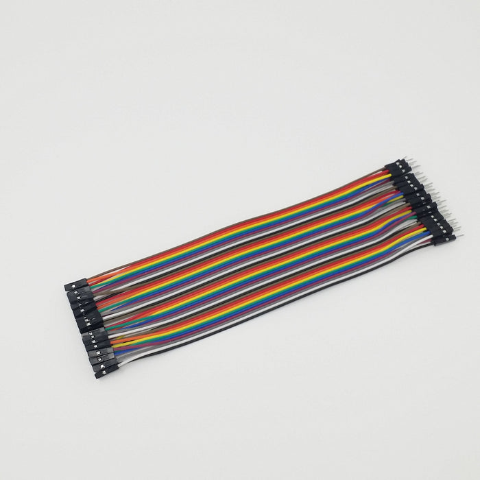 Male-Female Jumper Wires - 40 pcs x 8in.