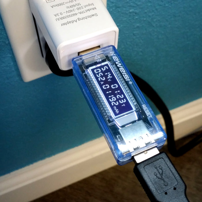 USB In-line Voltage and Current Meter