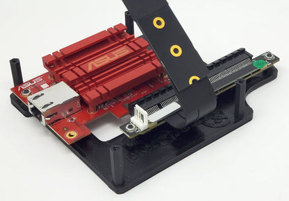 ODROID-H3/H2 Mounting Plate (Supports PCIe Cards and SATA Drives)