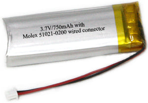 750mAh 3.7V LiPo Battery Pack