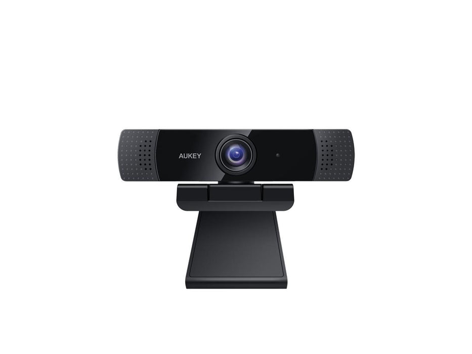 1080p Webcam with Dual Noise Reduction Stereo Microphones