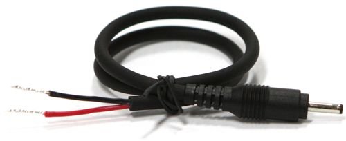 DC Plug and Cable Assembly 2.5mm
