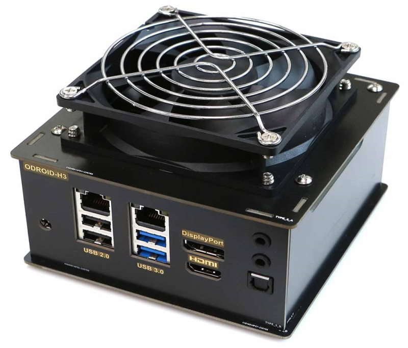 ODROID-H3/H3+ DC Cooling Fan w/PWM, Speed Sensor