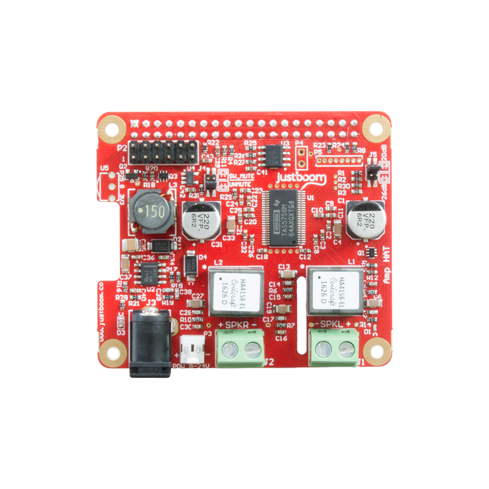 JustBoom Amp and DAC HAT for Raspberry Pi