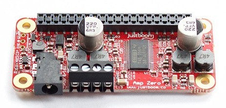 JustBoom Amp and DAC Zero pHAT for Raspberry Pi Zero