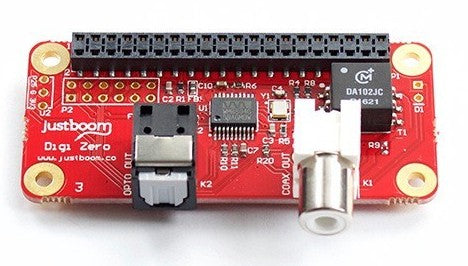 JustBoom Digi Zero pHAT for Raspberry Pi Zero