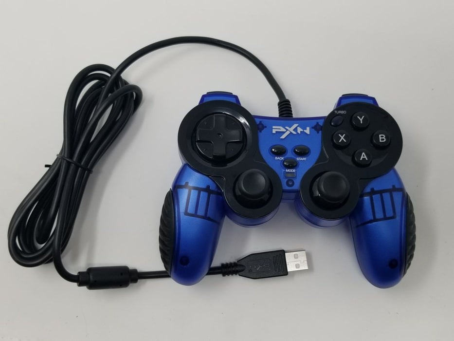 Wired Game Controller PXN-2901 - Blue/Black