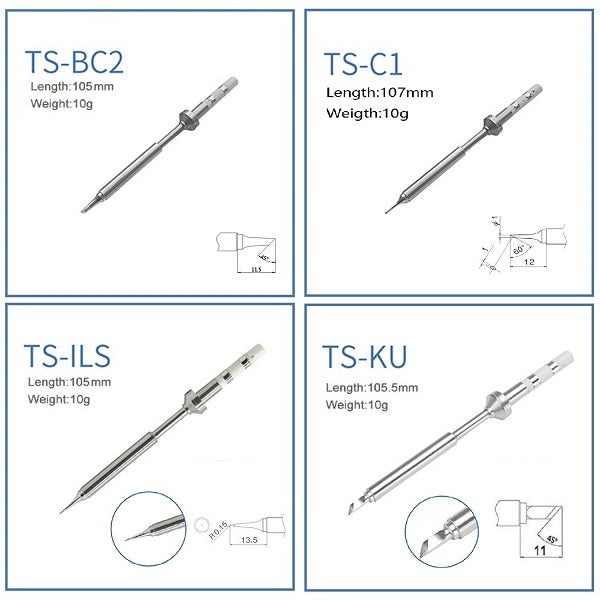 PINECIL Soldering Tip Set (Fine)