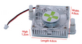 Cooling fan and heatsink 40x40x12