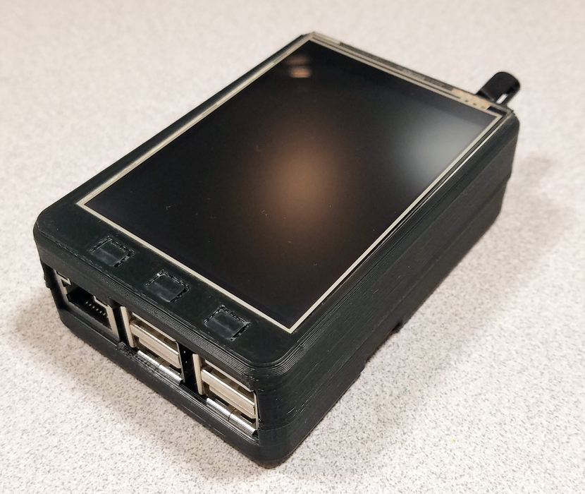 ODROID-C1+ Case Compatible with 3.2 Touchscreen (3D Printed)