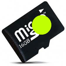 16GB MicroSD UHS-1 C0/C1/C1-Plus Android (Chartreuse Dot)