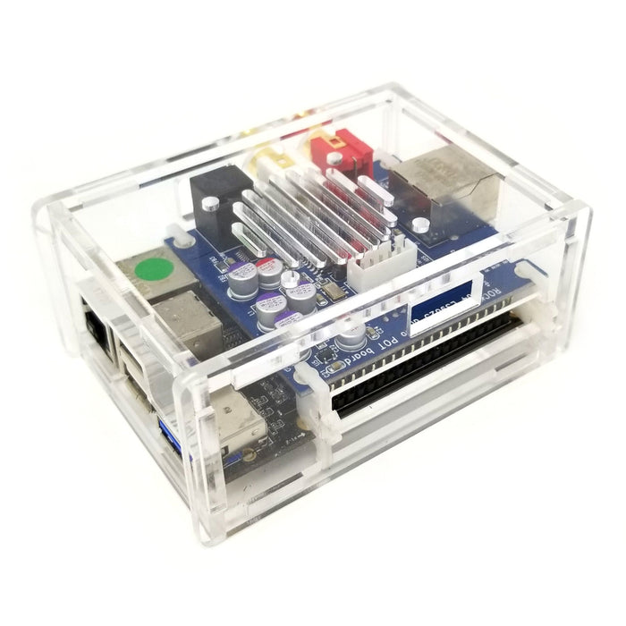 Acrylic Case for Rock64 with DAC - Clear