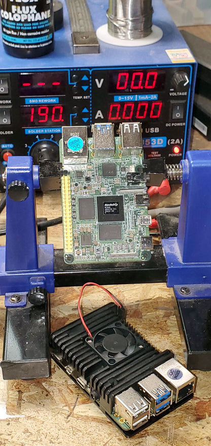 Indiedroid Nova + Full-Body Heatsink, Fan, eMMC
